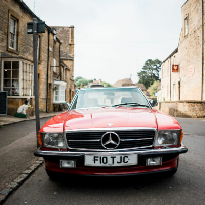 Red Mercedes AMG